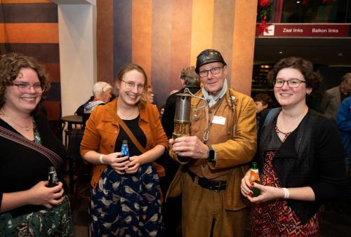 Pauze en kennismaking met de minister