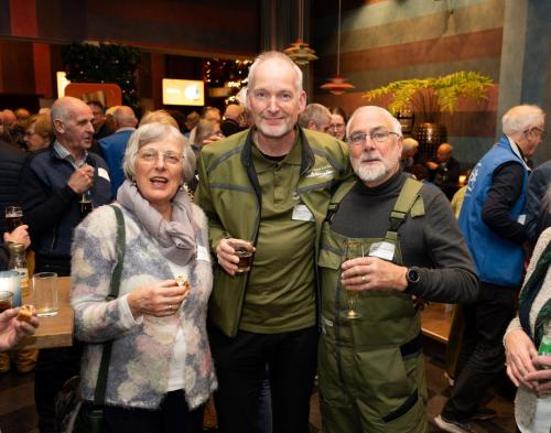 Pauze en kennismaking met de minister
