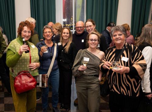 Pauze en kennismaking met de minister