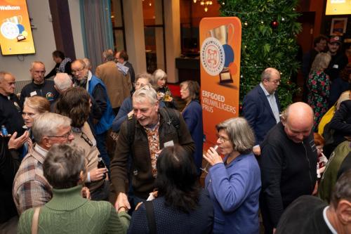 Pauze en kennismaking met de minister