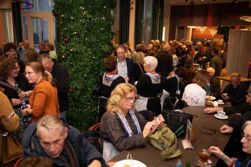 Pauze en kennismaking met de minister