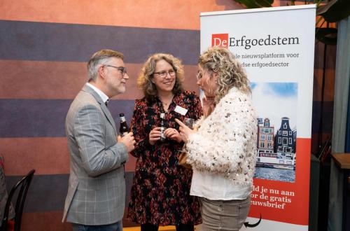 Pauze en kennismaking met de minister