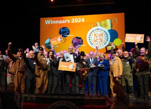 Uitreiking van de prijs